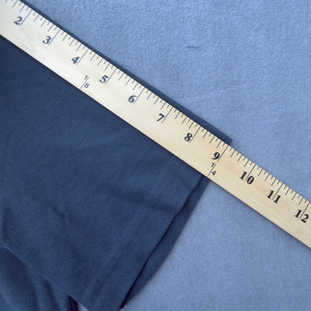 Vuori Mens Short Sleeve Polo Shirt Charcoal Gray Blue Chest Pocket Size M - Picture 6 of 6